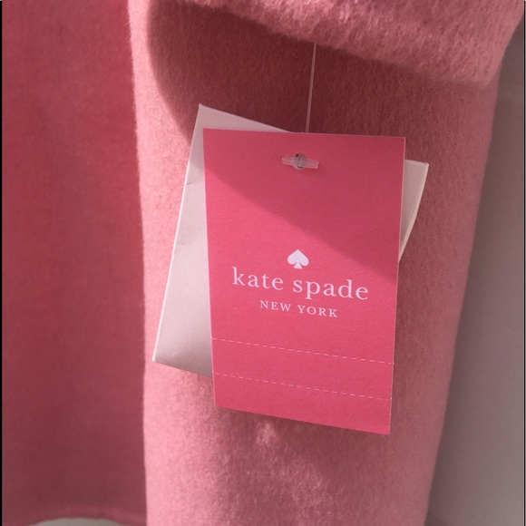 Kate Spade ♠️ NWT-Pink Wool Coat LAST ONE -Large💕 - Picture 13 of 15